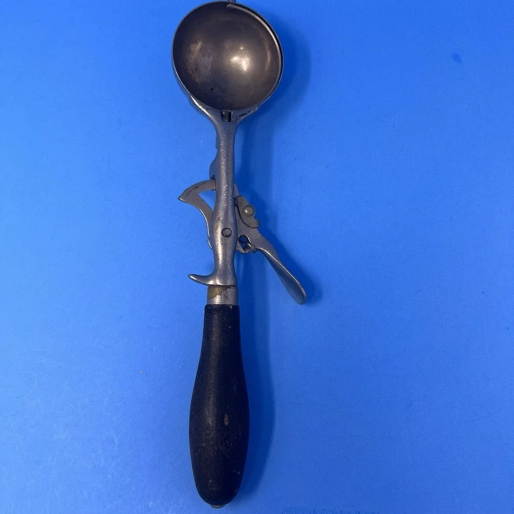 Antique‎ Ice Cream Scoop Clipper FS Co Troy NY #4 1915 Metal Disher Tool
